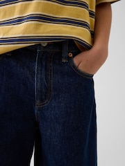 Gap Dark Wash Baggy Denim Jorts Shorts (5-13yrs) - Image 4 of 5