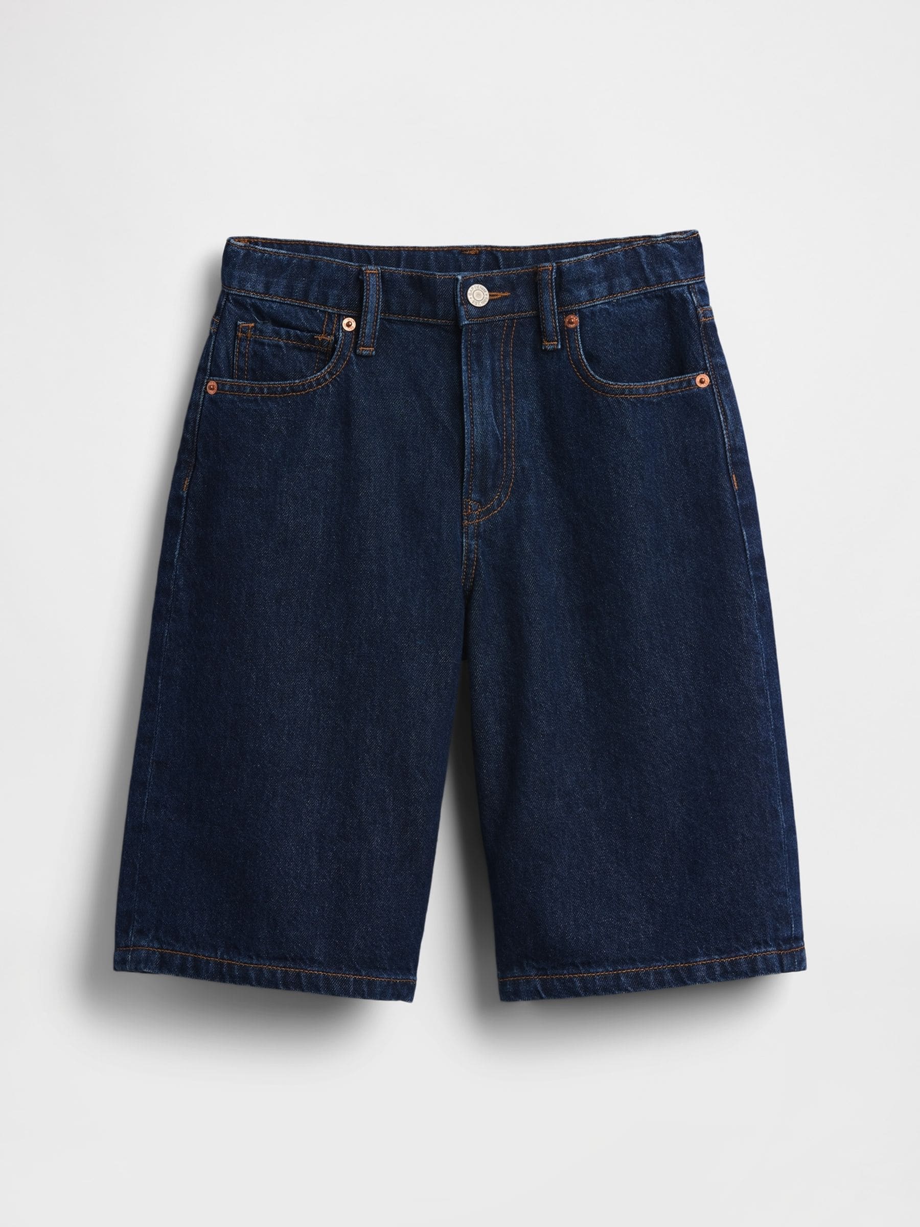 Buy Gap Dark Wash Baggy Denim Jorts Shorts (5-13yrs) from the Next
