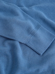 White Stuff Blue Attadale Crew Neck Jumper - Image 2 of 2