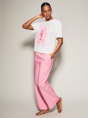 KBX Lobster Stripe Trousers and T-Shirt Set - 7şəkildən 2 şəkil