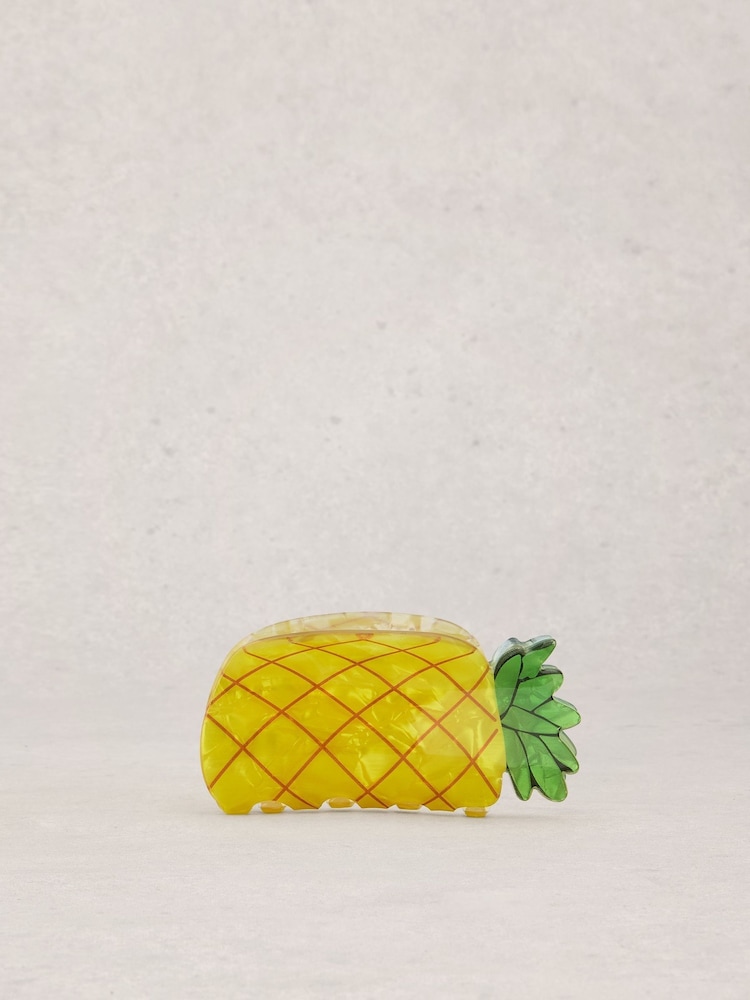 White Stuff Pineapple Hair Claw Clip - Image 2 of 2