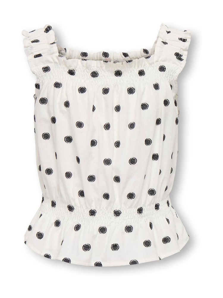 ONLY KIDS White Polka Dot Top Coord - Image 2 of 4