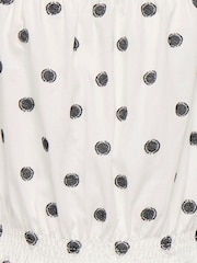 ONLY KIDS White Polka Dot Top Coord - Image 4 of 4