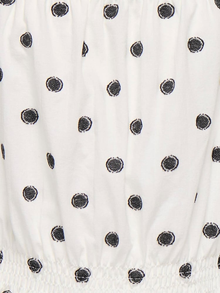 ONLY KIDS White Polka Dot Top Coord - Image 4 of 4
