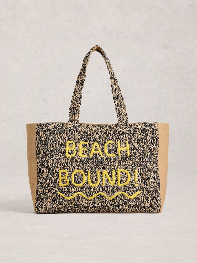 White Stuff Natural Beach Bound Tote Bag - Image 1 of 4