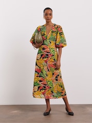 Joanna Hope Printed Broderie Dress - Bild 1 von 4