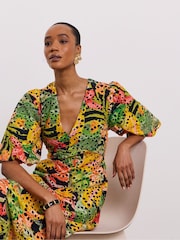 Joanna Hope Printed Broderie Dress - Bild 3 von 4