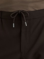 Reiss Brown Deck Drawstring Chino Shorts - Image 4 of 6