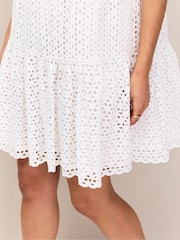 Ro&Zo White Broderie Mini Dress - Image 3 of 6