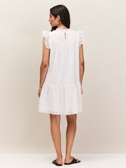 Ro&Zo White Broderie Mini Dress - Image 6 of 6