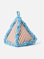 Oliver Bonas Brown Issey Striped Fabric Door Stop - Image 1 of 4