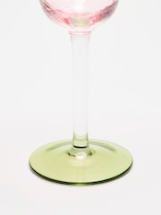 Oliver Bonas Set of 2 Pink Java Margarita Glass - Image 3 of 5