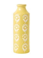 Oliver Bonas Yellow Fleur Ceramic Vase - Image 4 of 4