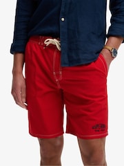 Superdry Red Cargo 19-Inch Board Shorts - Image 1 of 8