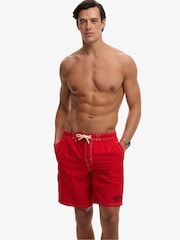 Superdry Red Cargo 19-Inch Board Shorts - Image 7 of 8