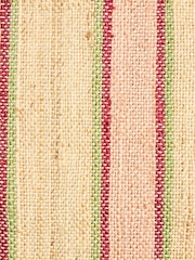 Oliver Bonas Pink Caló Striped Jute Runner Rug - Image 3 of 5