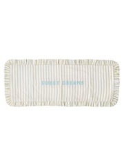 Oliver Bonas Blue Yellow Sweet Dreams Pinstripe Cushion Cover - Image 4 of 4