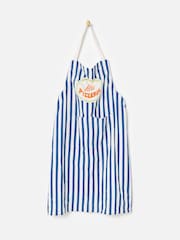 Oliver Bonas Blue Striped Pizza Club Apron - Image 1 of 5