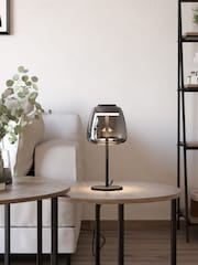 Eglo Black Alfero-Z Smart Control Vaporised Glass Table Light - Image 1 of 7