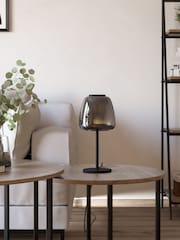 Eglo Black Alfero-Z Smart Control Vaporised Glass Table Light - Image 2 of 7