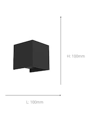 Eglo Black Rincine Motion Sensor Battery Outdoor Wall Light - Image 3 of 5