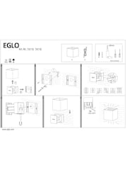 Eglo Black Rincine Motion Sensor Battery Outdoor Wall Light - Image 4 of 5