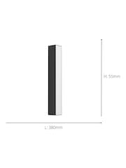 Eglo Black Salitta LED Surface-Mounted Light, 38cm - Image 4 of 5