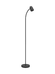 Eglo Black Carlo Modern Steel Flexible Floor Lamp - Image 2 of 5