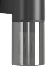 Eglo Black Matt Cropani Glass E27 Outdoor Wall Up and Down Light - Image 5 of 5