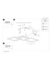 Eglo Black Paranday-Z Smart Control RGB Ceiling Light, 65cm - Image 4 of 4