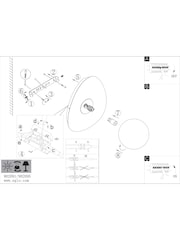 Eglo Chrome Castrovido Glass Modern Bathroom Wall Light - Image 5 of 5