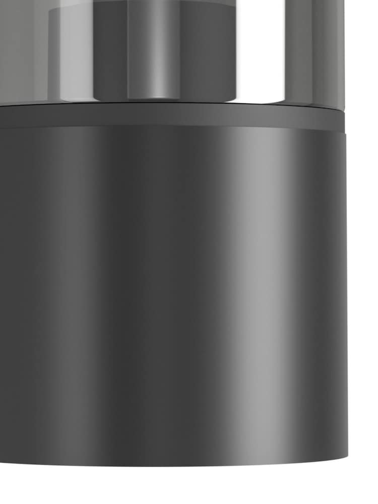 Eglo Black Matt Cropani Glass E27 Outdoor Wall Down Light - Image 5 of 5