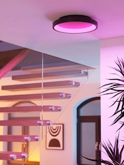 Eglo Black Loretello-Z Smart Control LED RGB Ceiling Light - Image 3 of 7