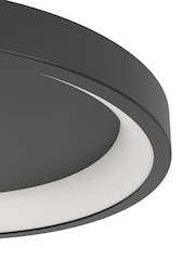 Eglo Black Loretello-Z Smart Control LED RGB Ceiling Light - Image 5 of 7
