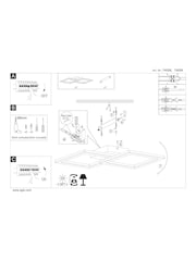 Eglo black Basic Palmaves-E LED Ceiling Light, 3000K - Image 4 of 5