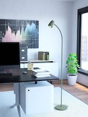 Eglo Green Carlo Modern Steel Flexible Floor Lamp - Image 1 of 5