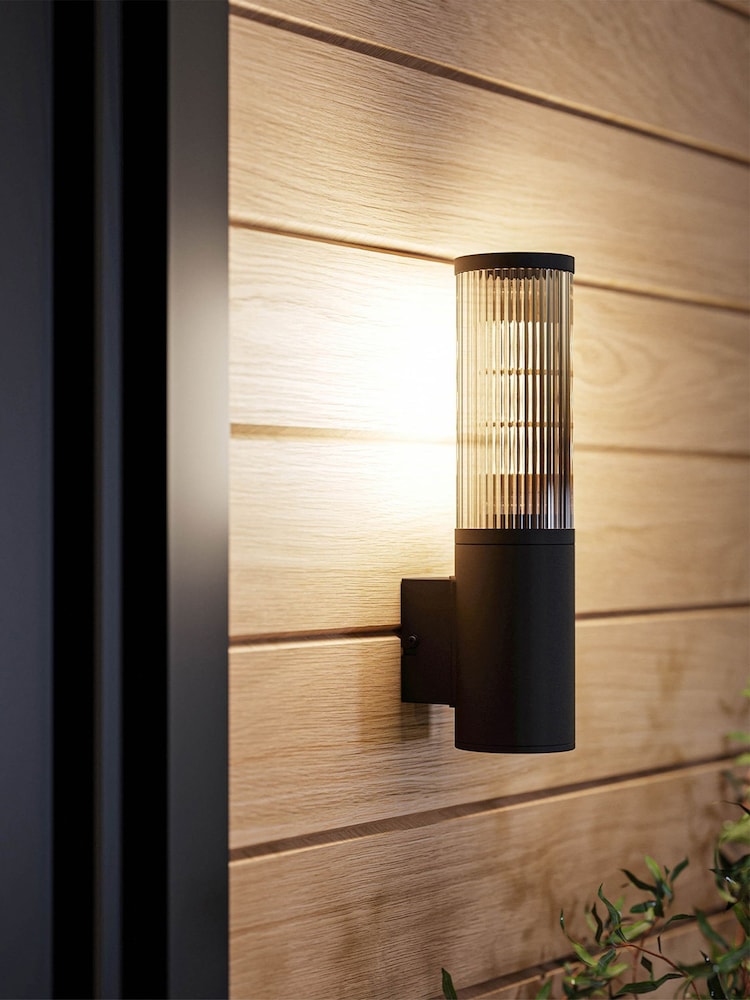 Eglo Black Salle Sleek Outdoor Wall Light - Image 1 of 5 Eglo Black Salle Sleek Outdoor Wall Light - Image 1 of 5