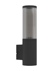 Eglo Black Salle Sleek Outdoor Wall Light - Image 2 of 5