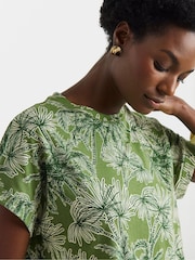 JD Williams Brown Short Sleeve Curved Hem Longline Tops 2 Pack - Image 4 of 4