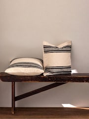 The Set 2 Pack Green Printed Cotton Cushion Covers - Image 1 of 3