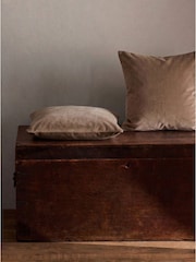 The Set 2 Pack Green Velvet Cushion Covers - Image 1 of 3