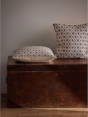 The Set 2 Pack Green Printed Cotton Cushion Covers - Image 1 of 2