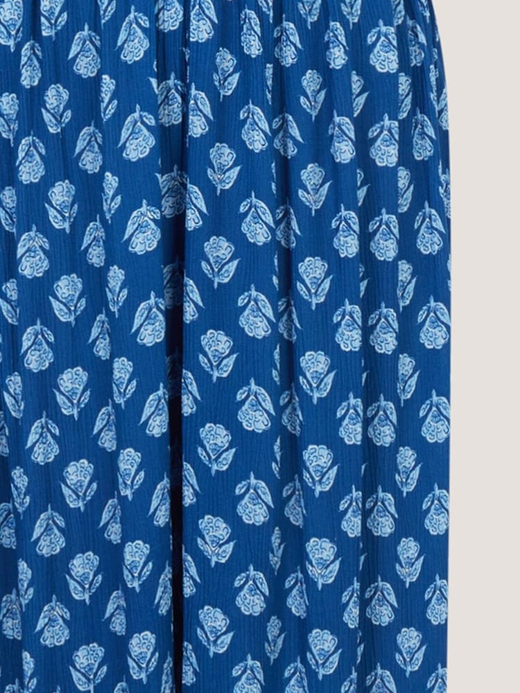 Monsoon Blue Floral Print Cut-Out Jumpsuit - Image 3 of 3