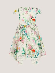 Monsoon Green Khia Floral Broderie Party Dress - Image 3 of 3