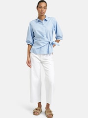 Smith & Soul Striped Cotton Shirt with Knot Tie - 画像 3 / 5