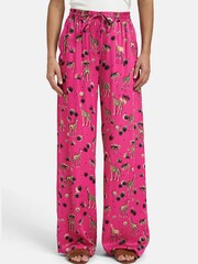 Smith & Soul Pink Giraffe Print Trousers - Image 1 of 5