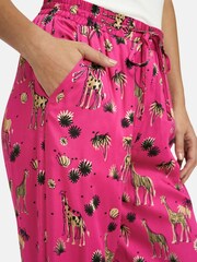 Smith & Soul Pink Giraffe Print Trousers - Image 3 of 5