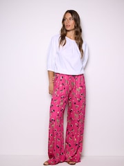 Smith & Soul Pink Giraffe Print Trousers - Image 4 of 5