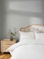 Soft Grey Ticking Stripe 10M Wallpaper - Image 1 of 5