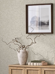Ivory Ditsy Leaf 10M Wallpaper - Image 2 of 4